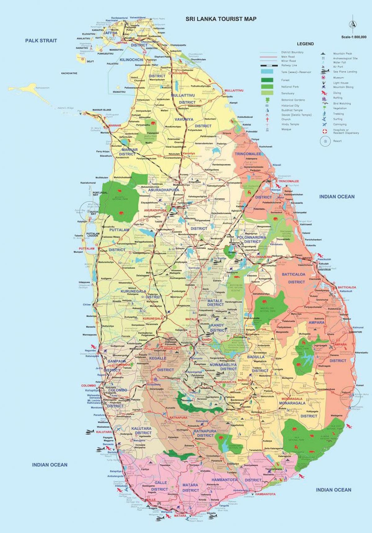 Sri Lanka ampara distri kat jeyografik