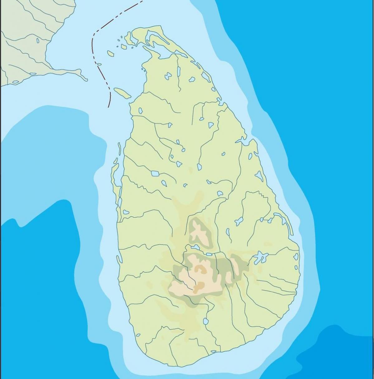 Sri Lanka vecteur kat jeyografik