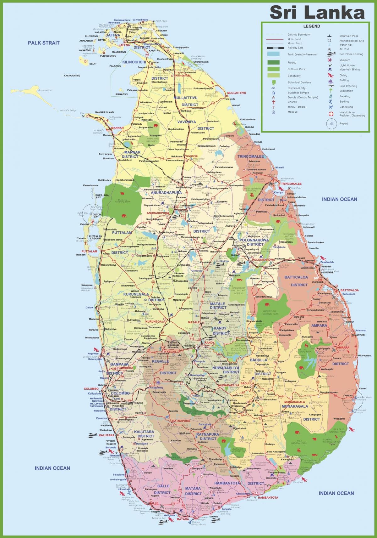 kat jeyografik nan Sri Lankan vilaj