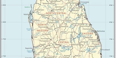 Sri Lanka rasin kat jeyografik