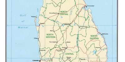 Kat jeyografik nan mond lan nan fen Sri Lanka