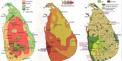 Kat jeyografik nan Sri Lanka agrikilti