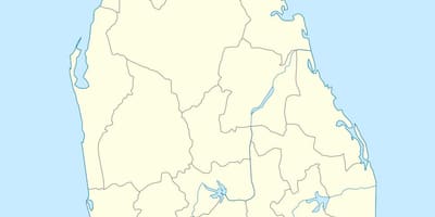 Kat jeyografik nan Sri Lanka divisional sekretarya