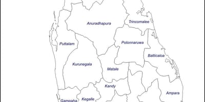 Sri Lanka kat jeyografik desen