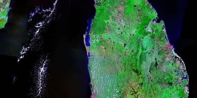 Kat jeyografik nan Sri Lanka kat jeyografik sou entènèt
