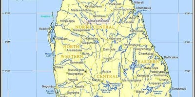 Kat jeyografik nan Sri Lanka kote istorik