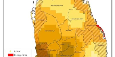 Kat jeyografik nan Sri Lankan dansite popilasyon