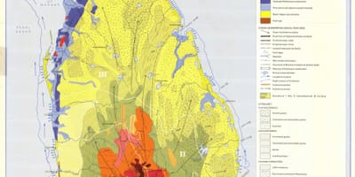 Kat jeyografik nan kat jeyografik tè nan Sri Lanka